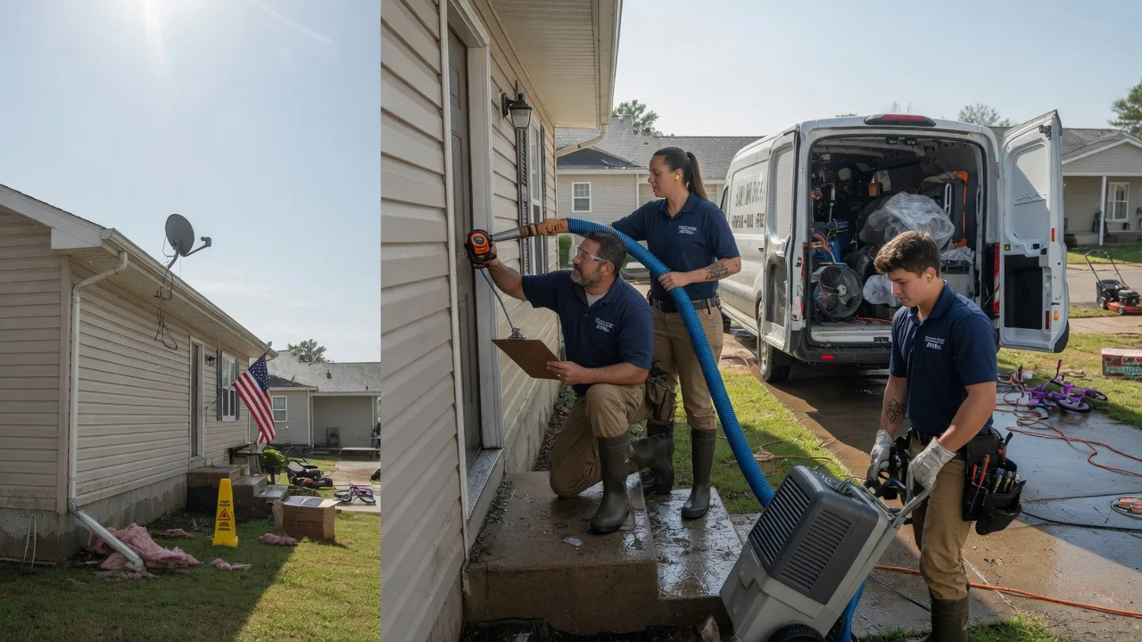 Ceiling Water Damage Restoration in Fontanet, IN near me